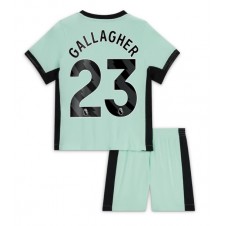 Chelsea Conor Gallagher #23 Tredjedraktsett Barn 2023-24 Kortermet (+ korte bukser)